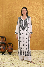 Load image into Gallery viewer, Pratha 3D Chikankari Muslin Kurta
