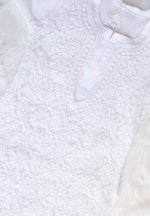 Load image into Gallery viewer, Zara Styled Georgette Chikankari Kurti With White Sharara
