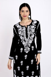 Bela Premium Modal Chikankari Long Kurti