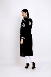 Bela Premium Modal Chikankari Long Kurti