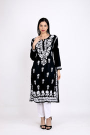 Bela Premium Modal Chikankari Kurti-The Lucknowi Chikan