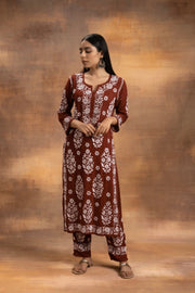 Mohini Modal Chikankari Kurti Set