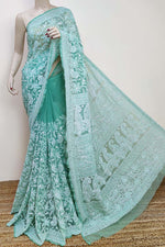 Load image into Gallery viewer, Gulzar Full Jaal Chikankari Saree