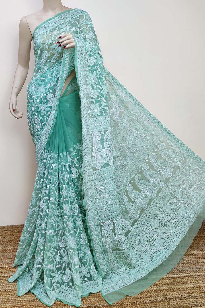 Gulzar Full Jaal Chikankari Saree