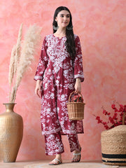 Chhaya Mul Chikankari Kurti Set