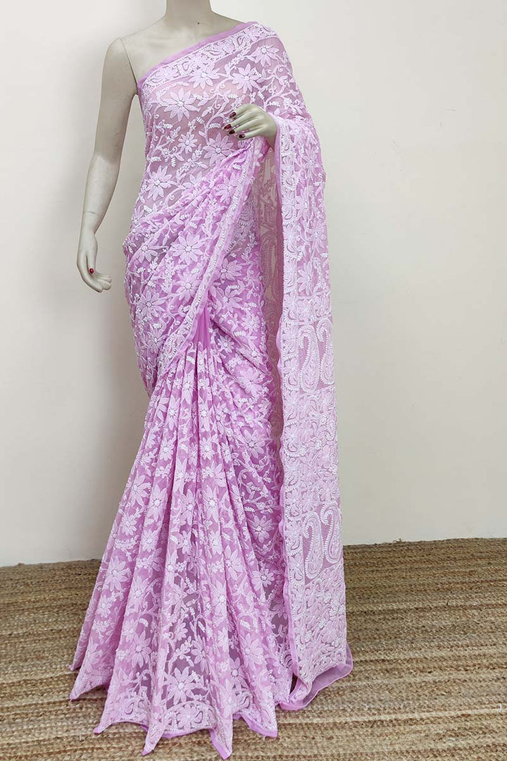 Gulzar Full Jaal Chikankari Saree