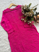 Load image into Gallery viewer, Arsh Premium Viscose Chikankari Kurti