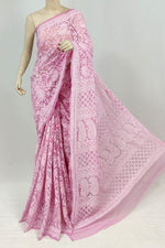 Load image into Gallery viewer, Gulzar Heavy Work Georgette Chikankari Saree
