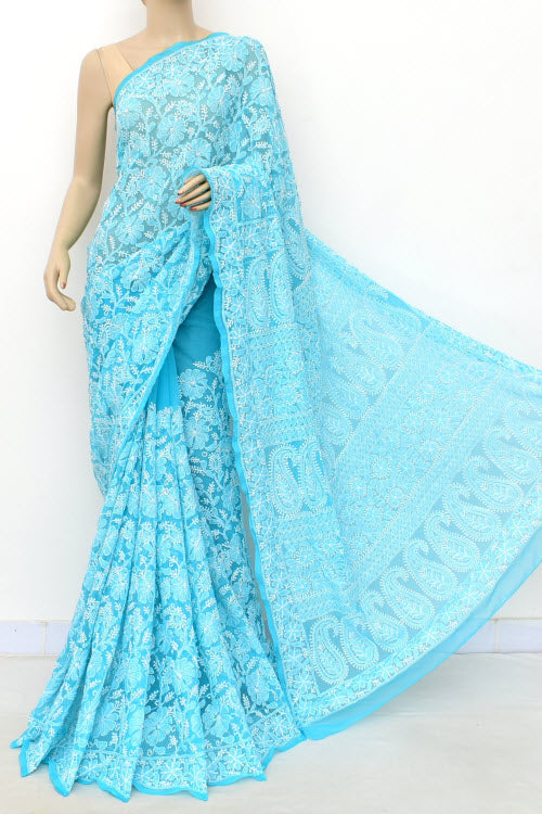 Gulzar Full Jaal Chikankari Saree