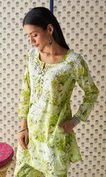 Load image into Gallery viewer, Indi Handcrafted Chanderi Co-ord Set
