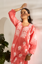 Load image into Gallery viewer, Ramila Modal Chikankari Co-ord Set