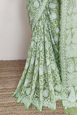 Load image into Gallery viewer, Gulzar Heavy Work Georgette Chikankari Saree
