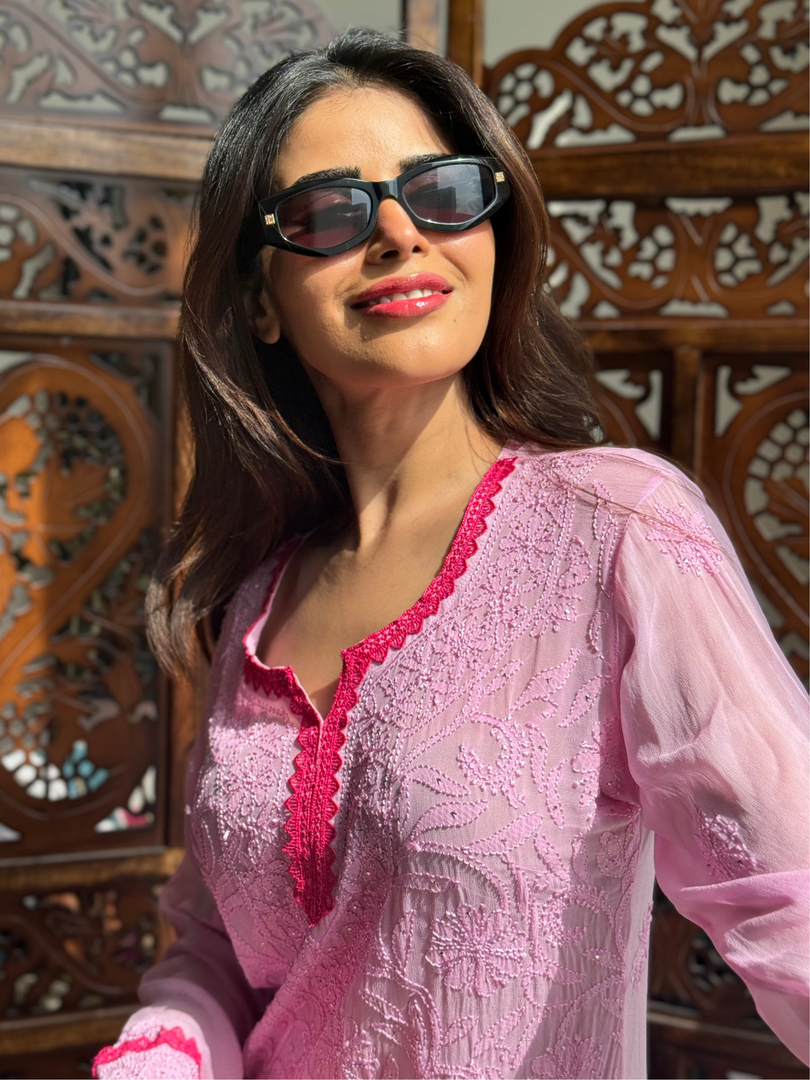 Korli Viscose Designer Short Kurti