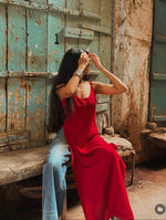 Load image into Gallery viewer, Jolly Strappy Chikankari Kurti
