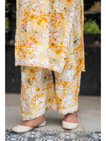 Load image into Gallery viewer, Maira Floral Chikankari Mulmul Co-ord Sets
