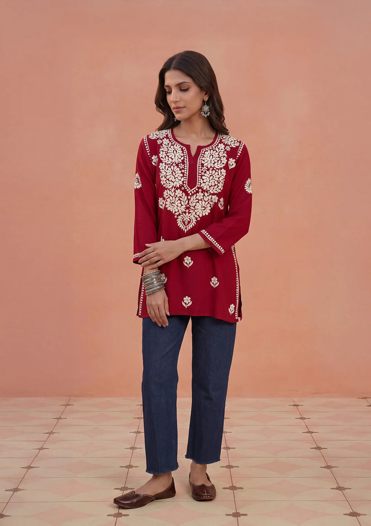 Jiva Rayon Short Kurti