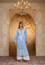 Load image into Gallery viewer, Bela Premium Modal Chikankari Kurti
