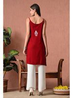 Load image into Gallery viewer, Mahiya Strappy Chikankari Kurti