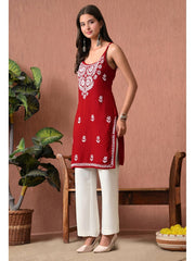 Mahiya Strappy Chikankari Kurti