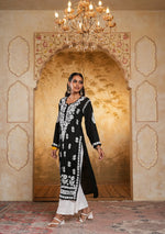 Load image into Gallery viewer, Bela Premium Modal Chikankari Long Kurti
