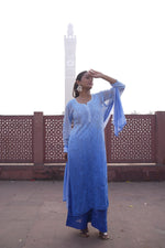 Load image into Gallery viewer, Gulfam Rose Pannel Viscose Kurti Set
