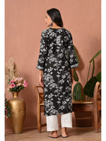 Load image into Gallery viewer, Aadat Mulmul Straight Chikankari Kurti
