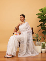 Tepchi Chikankari Sarees