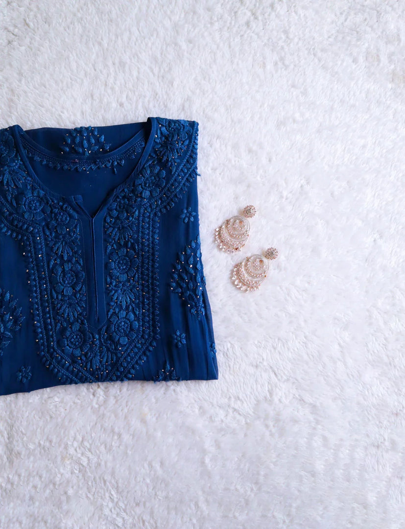 Haya Premium Viscose Luxury Chikankari Kurta