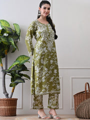Chhaya Mul Chikankari Kurti Set