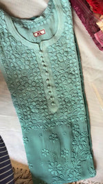 Load image into Gallery viewer, Averi Viscose 3D Handwork Kurta