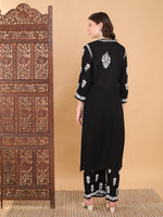 Load image into Gallery viewer, Dua Modal Premium Chikankari Kurti Set
