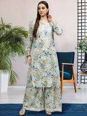 Maira Floral Chikankari Mulmul Co-ord Sets