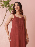 Load image into Gallery viewer, Nayab Strappy Ombre Chikankari Kurti