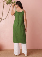 Load image into Gallery viewer, Nayab Strappy Ombre Chikankari Kurti