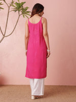 Load image into Gallery viewer, Nayab Strappy Ombre Chikankari Kurti