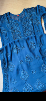 Load image into Gallery viewer, Khwab 3D Handwork Chikankari Kurti Set