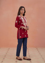 Load image into Gallery viewer, Jiva Rayon Short Kurti
