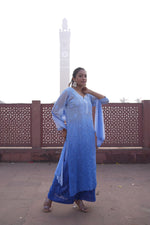 Load image into Gallery viewer, Gulfam Rose Pannel Viscose Kurti Set
