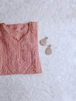 Load image into Gallery viewer, Haya Premium Viscose Luxury Chikankari Kurta