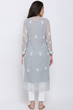 Load image into Gallery viewer, Zara Georgette Chikankari Kurta
