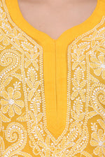 Load image into Gallery viewer, Zara Georgette Chikankari Kurta