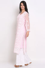 Load image into Gallery viewer, Zara Georgette Chikankari Kurta