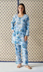 Load image into Gallery viewer, Indi Handcrafted Chanderi Co-ord Set
