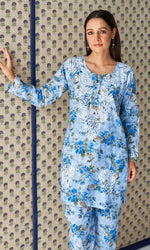 Load image into Gallery viewer, Indi Handcrafted Chanderi Co-ord Set
