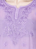 Load image into Gallery viewer, Dori Viscose 3D Chikankari Kurti - The Lucknowi Chikan 