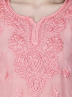 Load image into Gallery viewer, Dori Viscose 3D Chikankari Kurti - The Lucknowi Chikan 