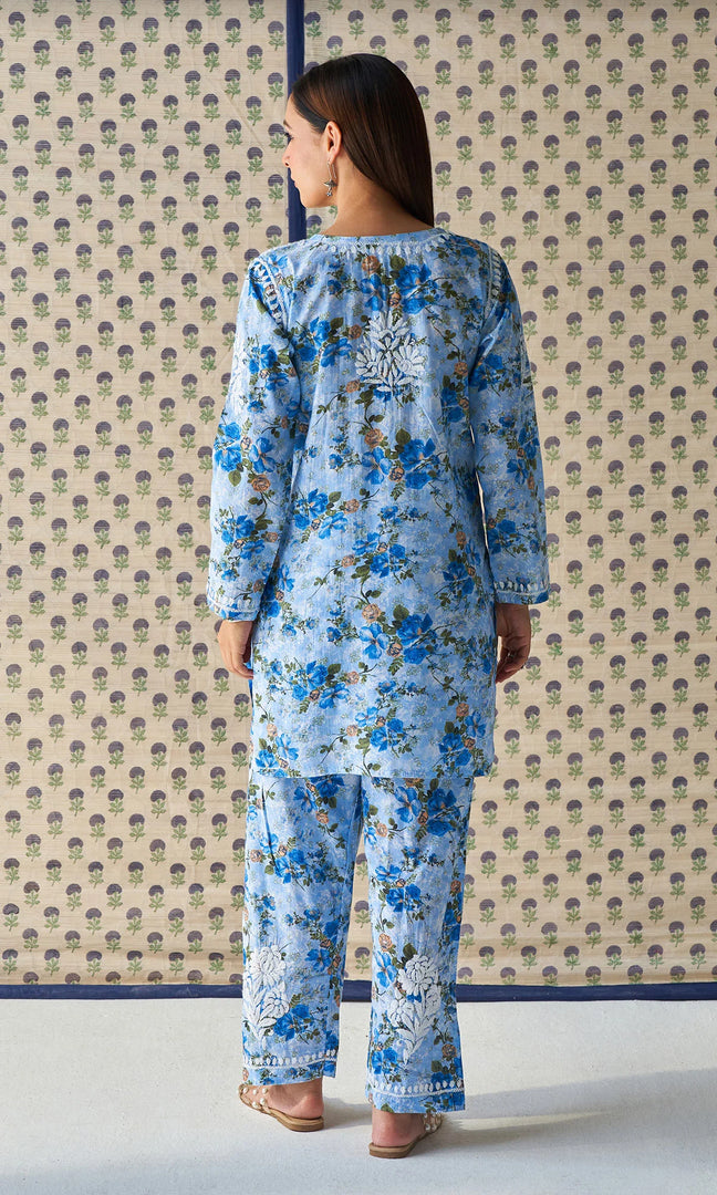 Indi Handcrafted Chanderi Co-ord Set