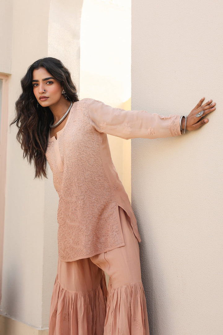 Sajni Premium Viscose Gharara Set