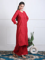 Load image into Gallery viewer, Sona Chanderi Chikan Kurti Set
