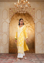 Load image into Gallery viewer, Bela Modal Chikankari Long Kurta